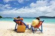 Couple on a beach Couple on a beach