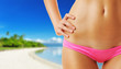 Woman with beautiful body at beach Woman with beautiful body at beach