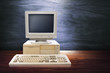 Photo: dramatic lighting image of an old, vintage workspace dramatic lighting image of an old, vintage workspace