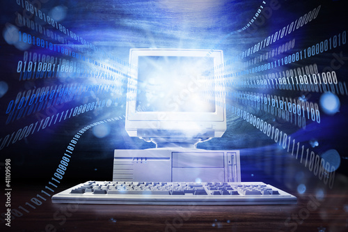 Photo: dramatic lighting image of an old, vintage workspace dramatic lighting image of an old, vintage workspace