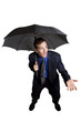 Foto: Businessman with umbrella Businessman with umbrella