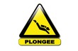Panneau plongée