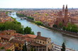 Panoramic view of Verona, Italy
