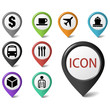 Vector: Pinned Icons Pinned Icons