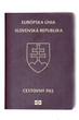 Photo: Slovak passport Slovak passport