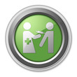 Green 3D Style Button "Immunizations"