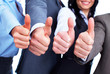 Group of business people hands. Success.