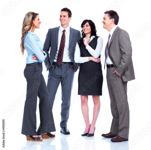 Photo: Group of business people. Group of business people.