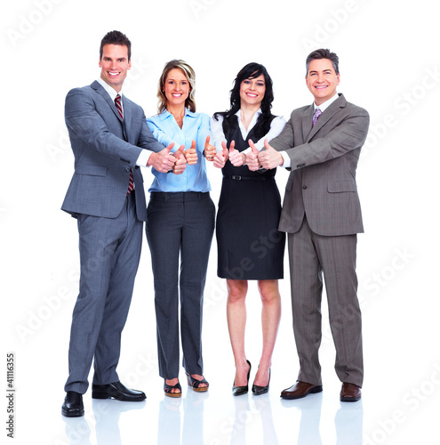 Photo: Group of business people. Success. Group of business people. Success.