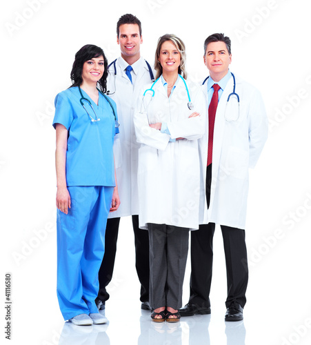 Photo: Medical doctors group. Medical doctors group.
