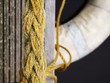 Rettungsring und Befestigungsseil, Detailaufnahme