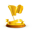 Gold Flag, vector