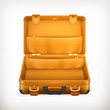Open Suitcase, vector