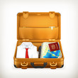 Suitcase, vector