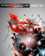 Music Club background for disco dance international event