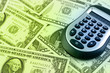 Calculator on cash