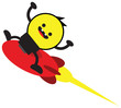 illustration of lamp character