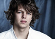 portrait of a young handsome man. portrait of a young handsome man.