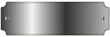 Klingelschild in Silber