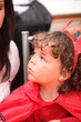 Child dressed as the devil for Halloween
