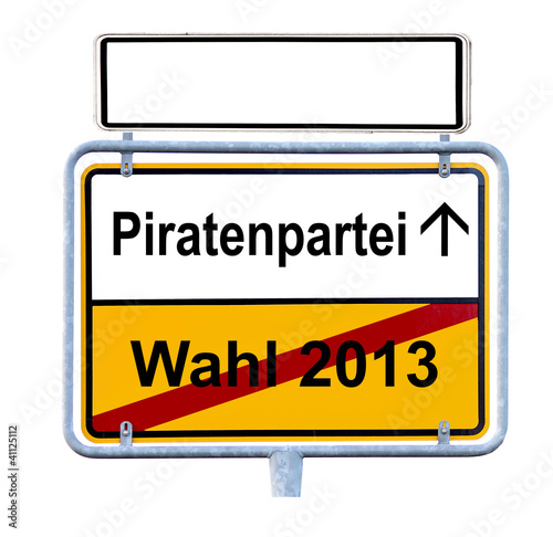Illustration: Piratenpartei Wahl Bundestagswahl 2013 Piratenpartei Wahl Bundestagswahl 2013