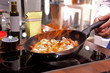 Shrimps on a  pan