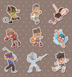 sport players stickers