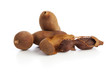 Tamarind fruits, whole and broken