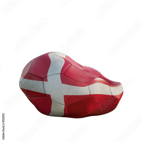 Illustration: denmark deflated soccer ball denmark deflated soccer ball