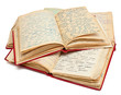 old books with letters