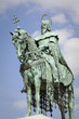 statua di santo stefano a budapest
