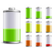 Battery charge status vector illustration.