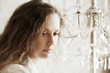 Beautiful woman looking away Beautiful woman looking away