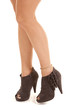Legs with black heels Legs with black heels