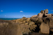rocks on a beach in brittany