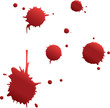 Blood droplets spatter Blood droplets spatter