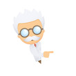 funny cartoon scientist