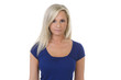 Portrait einer jungen blonden Frau Portrait einer jungen blonden Frau