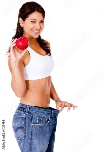 Photo: Healthy eating woman Healthy eating woman