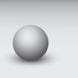 Vector gray 3d sphere Vector gray 3d sphere