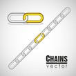 gold and silver link chain