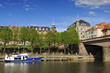 City of Sarreguemines on the river Saar