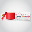 happy birthday card. vector eps 10