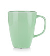 Light green coffee cup