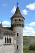Détail du palais épiscopal de Rocamadour