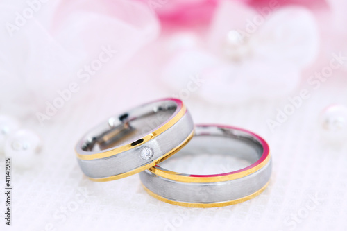 Photo: Two wedding rings Two wedding rings