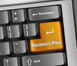 Details der Fotografie Keyboard Illustration "Business Plan"