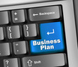 Details der Fotografie Keyboard Illustration "Business Plan"