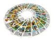 Rosace d'atouts au tarot