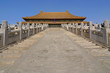 The stairway to the Hall of Supreme Harmony in the Forbidden Cit